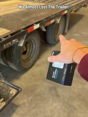 Thankfully, we also had this auto sky, magnetic GPS tracker on this trailer! #tiktokshopjumpstartsale #autosky #gpstracking #trackingdevice #gpstracker 
