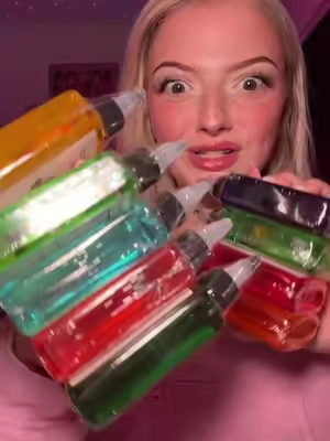 Poppin Crunch LIQUID Candy✨ #liquidcandy #candy #candytok #asmr #sour 