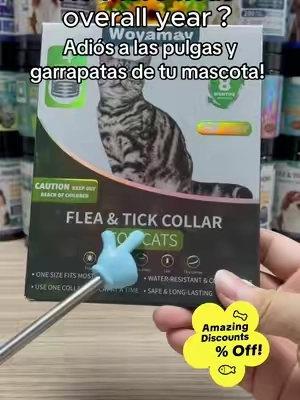 Prevention is always better than treatment  This collar can provide 32 months protection  #falldealsforyou #fleaprevention #fleaandtickprevention #catsoftiktok #fleacollar 