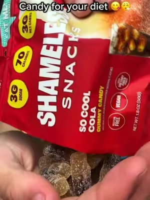 Diet hack #lowcalorie #highfiber #candy #healthycandy #zerosugar @Shameless Snacks 