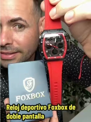 ⌚🔥 Deportivo, moderno y con doble visualización analógica y digital. Un reloj Foxbox con muchísimo estilo para completar cualquier look. 👌#reloj #relojdeportivo #foxbox #accesorioshombre 