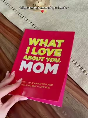 Life is too short. Tell her how much you love her.❤️#whatiloveaboutyoumom #motherday #mothersdaygiftideas #momgift #giftformom 