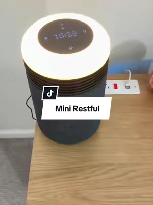 one of my best home finds #airpurifier #alarmclock #bedroomfinds 