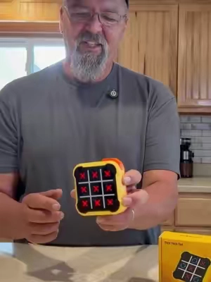 Beat screen time with a handheld game that’s actually fun! This 3-in-1 electronic Tic Tac Toe game features multiple game modes, lights, and sounds to keep kids (and adults) entertained at home, on road trips, flights, and vacations. A fun gift idea that’s easy to take anywhere! #TravelGames #FamilyFun #tiktokshopcreatorpicks  #stockingstuffer  #giftideas 