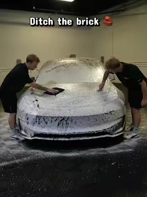 Make the switch you won’t regret it.  #fyp #blackline #detailing #claytowel #cars 