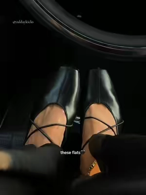 🩰Square Toe Ballet flats by@Coutgo #balletflats #flats #squaretoeflats #leatherflats #coutgo 