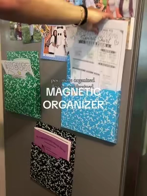 I fear this is the best mom hack for school-aged kids 📚🗂️ Magnetic File Folder 2/6/8 Pcs Magnetic File Organizer for Classroom Wall Mounted Storage Refrigerator Magazine Mail Letter and Paper Holder for Teacher Organization School Whiteboard Office Classroom Supplies Classroom Must Haves #fileorganizer #storage #backtoschool #storagehack #teachermusthaves 
