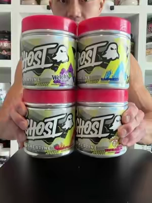 Ghost Flavored Creatines are here! Blue Raspberry Welch’s Grape Strawbango Sour Watermelon #ghostlifestyle #creatine @GHOST LIFESTYLE 