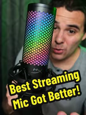 The QuadCast gaming mic is iconic in streaming and gaming and it just got better! #gamingmic #microphone #gaming #TikTokshopbacktoschool #backtoschool @HyperX 