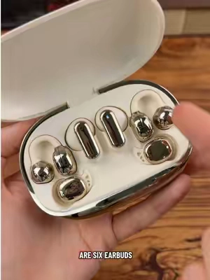 4 earbuds in ONE case... and it even charges your phone.Didn't expect that, right? 👀  #earbuds #wirelessearbuds #TechGadgets #tiktokmademebuyit #gadgets 