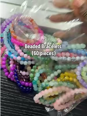 These beaded bracelets are actually really pretty. The price is almost too good to be true. Hurry and get them before they change it. #bracelets #beadedjewelry #beadedbracelets 