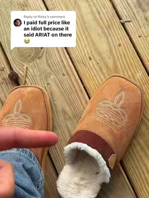 Replying to @Ricky Cowboy Boot Slippers Western House Slippers Shoes Sloots #tiktokshopcreatorpicks #sloots #slipperboots #houseshoes