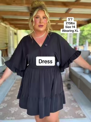 The most flattering dress!!