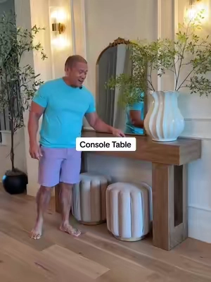 Easily one of my favorite home purchases #consoletable #homedesignideas 