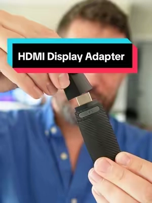 Wireless HDMI adapter mirrors your phone to a TV or monitor using built-in screen mirroring. Plug into the HDMI port and connect instantly for a cable-free display. #WirelessHDMI #ScreenMirroring #HDMIAdapter #PhoneToTV #plugandplay 