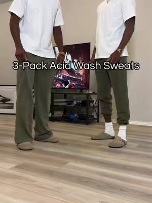 Acid wash has been the move lately ngl #sweatpants #acidwashsweatpants #acidwash 