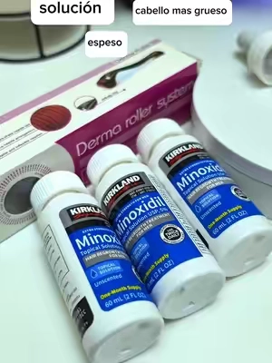 Kirkland Minoxidil 5% Hair Growth Solution - Universal for Men & Women | 3-Month Supply | Targets Pattern Baldness & Thinning at the Root #minoxidil #cabello #perdidadecabello #calvicie 