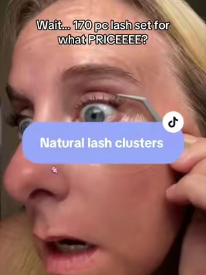 Finally clusters that are lightweight and super natural looking! #lashclusters #lashes #naturalclusters #tiktokmademebuyit  #cacoonbeauty 