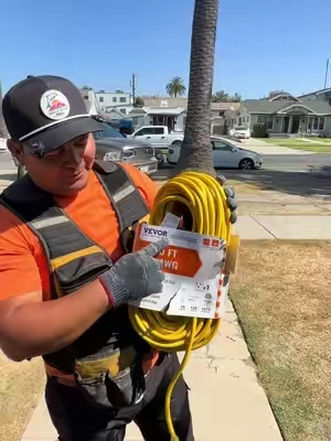 Cable de extensión 100ft #extensions #electrician #extensioncords #VEVOR #construction @VEVOR Home Improvement 