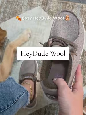 🍁check for your size🧸Cozy HeyDude Wendy Wool🍂@HeyDude #heydude #sliponshoes #cozyshoes #slippers #tiktokshopbacktoschool 