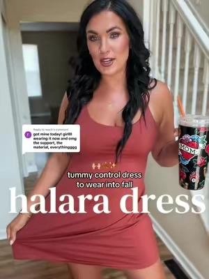 Replying to @reach I love these halara dresses and I wear them as long as I can into the fall 🙌🏼🍂 right now they’re on sale too. @Halara #halara #halaradress #falldress #falloutfit #TikTokshopbacktoschool 