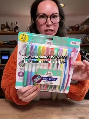 I don’t have to buy a toothbrush for a longgggg time now 