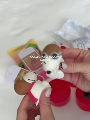 the cutest little squishies 🐾 #snoopy #snoopyfinds #snoopylover #squishy #squish 