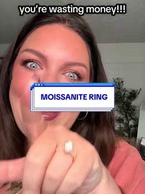 They’re worth every penny too 🤪 #moissanite #moissanitering #engagementring 