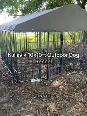 This is the kind of setup I’d want for dogs that LOVE spending time outside but still need their own secure space! 🐾🙌 The Kullavik 10x10ft Outdoor Dog Kennel gives them plenty of room without having to build a permanent dog run yourself. It has a galvanized steel enclosure, large roof cover, and even a separate feeder door to make everyday care easier. For a backyard, farm, or multi-dog household, I can see SO many ways this could come in handy. And the price I found it at definitely made me do a double take. 👀💰 #dog #dogsoftiktok #tiktokshopcreatorpicks #creatorsearchinsights #tiktokviral 