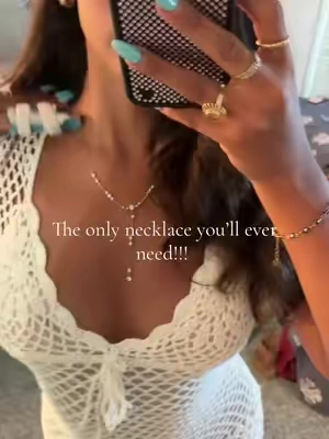 And it’s non tarnish!!  #enroutejewelry #goldgirl #newlace #nontarnishjewelry 