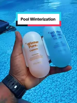❄️ Make winterizing your pool EASY with the Poolhacker Pool Winterizing Kit! 💦 Helps protect your pool through the cold months so opening it back up is less of a headache. Just drop them in and let them do the work! 🙌 #Poolhacker #PoolWinterizing #PoolCare #PoolMaintenance #PoolHacks 