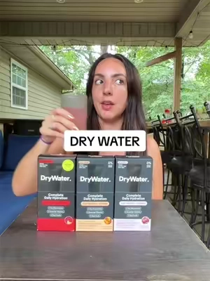 Why does anyone drink the other? This is not medical advice, always refer to your own physician for health advice. Results may vary. #resultsmayvary #electrolytes #drywater @DryWater 