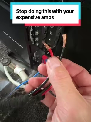 Let me see those clean builds only 💪 Wiring up your car audio system is just as important as the equipment you choose to run and wire ferrules definitely help to clean up and secure your wiring #caraudioaddicts #Wiring #amplifier #caraudiosystem #bassheads 