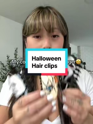 #halloween #spookyseason #hairclip #halloweenhairclip #tiktokshopcreatorpicks 