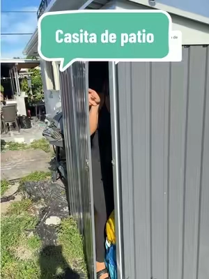 Respuesta a @Heilen Casita de patio. #storage #casitadepatio #casitadealmaceniento #BackToSchool 