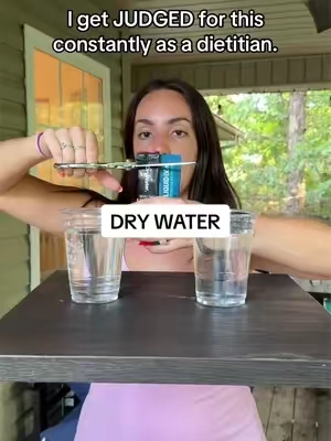 Why do I always get hate from this???? This is not medical advice, always refer to your own physician for health advice. Results may vary. #resultsmayvary #drywater #electrolytes 