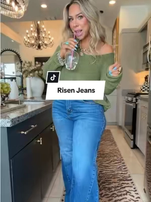 Replying to @StefaniaK these jeans are literally perfection but if you’re short, cut them✂️ @Wild Oak Boutique #jeans #midsizeoutfits #womenjeans #risenjeans 