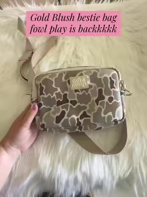 Fowl play is backkkkk bitches #goldblush #goldblushbestiebag 