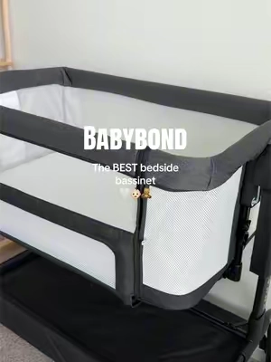 I love that it rocks! #parentsoftiktok #newparents #babybond #bassinet 