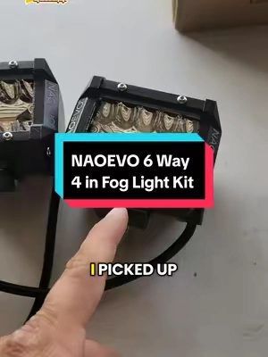 Quality fog lights with 6 modes and at a great price. Order yours today #lights #CarAccessories #rockcrawlers #foglights #tiktokmademebuyit 