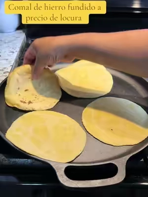 El comal de hierro fundido ahorita tiene precio de locura #comal #tortillas #castiron #iron #tiktokshopcreatorpicks @QVC, Inc 