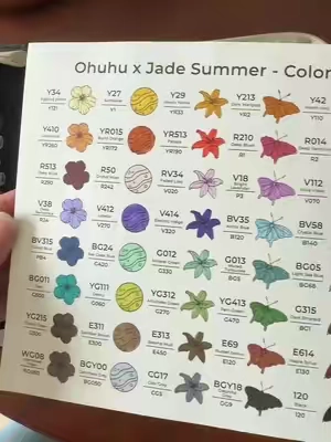 The way I had such high expectations and they were exceeded! @Ohuhuart @Jade Summer Coloring Books #alcoholmarkers #adultcoloring #coloringforadults #colortok #jadesummer 