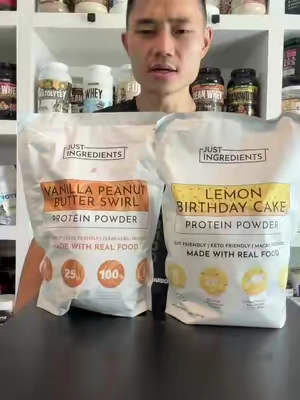 Just Ingredients Protein Powder - Lemon Birthday Cake #justingredients @Just.Ingredients 