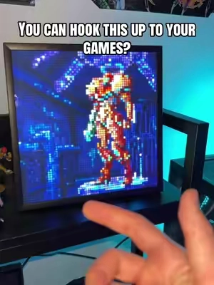 Get your own Divoom Pixoo-64 Pixel Art display today before they sell out!  #Divoom #PixelArt #Pixel #Gaming #GamingSetup 