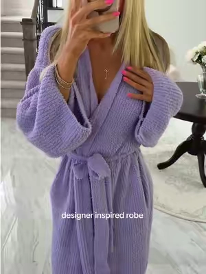 I have this in 5 colors😭 #outfitinspo #luxuryrobe #blackfridaytiktokshop #fallfits 