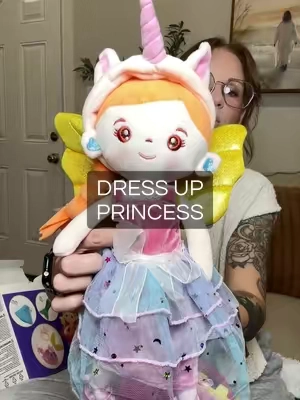 They also have a dress up ballerina unicorn!! Just a cute simple gift that your little one will love! #tiktokshopfind #kidsgifts #giftideasforkids 