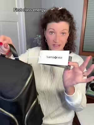 Take a backpack and make it upscale - that’s what @Samsonite US did with this  Samsonite Mobile Solution 2 Softside Deluxe Backpack - Backpack. ##Backpack##TravelBag##carryon##TikTokshopbacktoschool##TikTokShopCreatorPicks