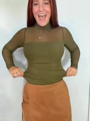 such a cute bodysuit for fall! And long torso approved 