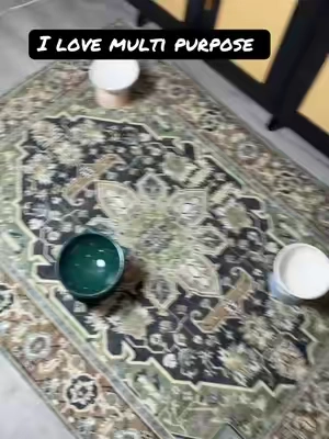 You’ll love all the possible ways you can use this pet mat. Machine washable, non slip and looks like a rug! #petmat #peepad #petessentials #dogs #tiktokshopcreatorpicks 
