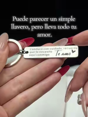 El detalle que llevará tu amor en cada viaje.#ConduceConCuidado #TeAmo #Llavero #RegaloParaÉl #RegaloDePareja l